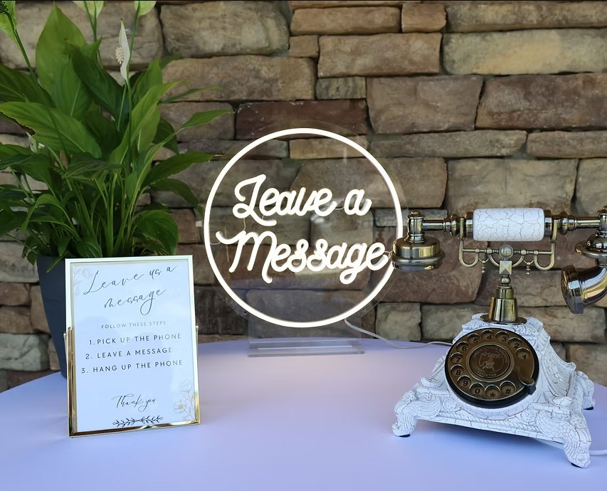 RK360 Audio Guest Book - a vintage telephone for voice messages