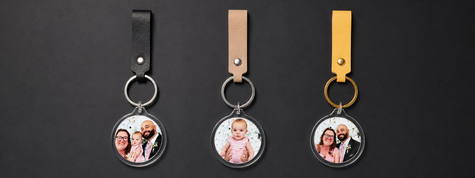 RK360 personalized photo keychains